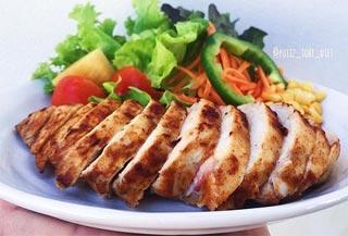 เมนูอกไก่