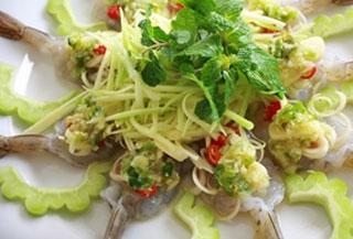 กุ้งแช่น้ำปลา